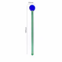Simple Style Multicolor Glass Spoon 1 Piece sku image 5
