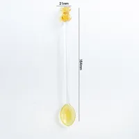 Cute Bear Glass Spoon 1 Piece sku image 3