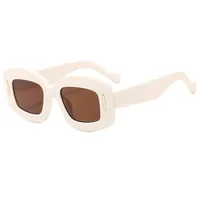 Simple Style Solid Color Pc Square Full Frame Glasses main image 2