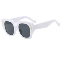 Casual Color Block Solid Color Pc Square Full Frame Glasses main image 5