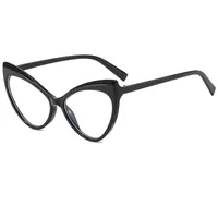 Casual Color Block Solid Color Ac Polygon Full Frame Glasses sku image 1