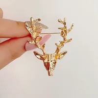 Vacation Simple Style Deer Zinc Alloy Plating Unisex Brooches main image 2