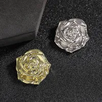 Simple Style Flower Zinc Alloy Plating Women's Brooches main image 3
