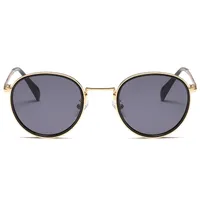 Vacation Simple Style Solid Color Pc Round Frame Full Frame Glasses main image 2