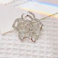 Simple Style Flower Zinc Alloy Inlay Zircon Women's Flowers Brooches main image 5