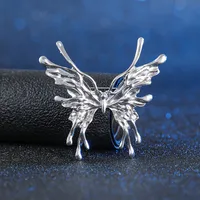 Simple Style Butterfly Zinc Alloy Plating Women's Brooches main image 5