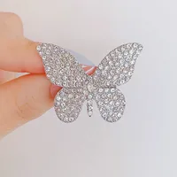 Vacation Simple Style Butterfly Zinc Alloy Inlay Zircon Women's Brooches main image 2