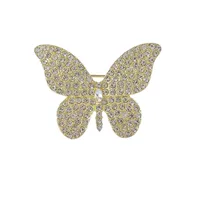 Vacation Simple Style Butterfly Zinc Alloy Inlay Zircon Women's Brooches main image 4