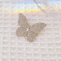 Vacation Simple Style Butterfly Zinc Alloy Inlay Zircon Women's Brooches sku image 2