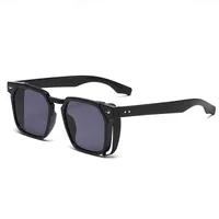 Vacation Simple Style Solid Color Pc Square Full Frame Glasses sku image 1