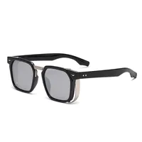 Vacation Simple Style Solid Color Pc Square Full Frame Glasses sku image 5