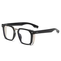 Vacation Simple Style Solid Color Pc Square Full Frame Glasses sku image 7
