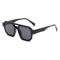 Vacation Simple Style Solid Color Pc Square Full Frame Glasses main image 2
