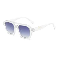 Vacation Simple Style Solid Color Pc Square Full Frame Glasses sku image 6