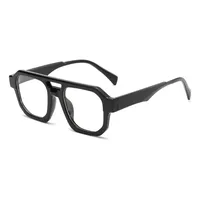 Vacation Simple Style Solid Color Pc Square Full Frame Glasses sku image 7