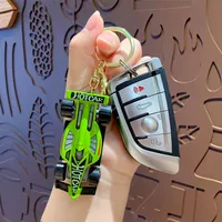 Modern Style Car Alloy Unisex Bag Pendant Keychain main image 5