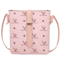 Women's Small Pu Leather Letter Classic Style Square Flip Cover Crossbody Bag main image 4