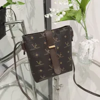 Women's Small Pu Leather Letter Classic Style Square Flip Cover Crossbody Bag sku image 4