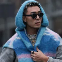 Streetwear Geometric Pc Round Frame Full Frame Glasses main image 3