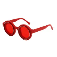 Streetwear Geometric Pc Round Frame Full Frame Glasses sku image 6