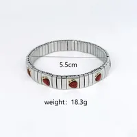 Elegant Basic Retro Cherry Strawberry Alloy Plating Women's Bracelets main image 9
