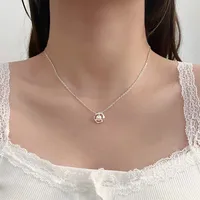 Elegant Bow Knot Imitation Pearl Alloy Plating Women's Necklace sku image 35