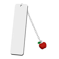 1 Piece Letter Apple School Teachers' Day 201 Stainless Steel Simple Style Bookmark sku image 5