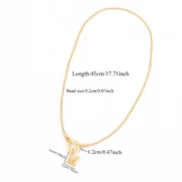 Casual Elegant Simple Style Letter 201 Stainless Steel 304 Stainless Steel Women's Pendant Necklace main image 2