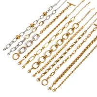 Casual Hip-Hop Geometric 304 Stainless Steel Mixed Metal Plating Women's Bracelets main image 4