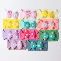 Kid'S Modern Style Classic Style Bow Knot Nylon Gauze Tie-dye Hair Band main image 3
