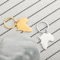 Simple Style Map 201 Stainless Steel Unisex Keychain main image 1