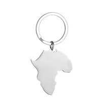 Simple Style Map 201 Stainless Steel Unisex Keychain sku image 2