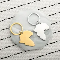 Simple Style Map 201 Stainless Steel Unisex Keychain main image 3