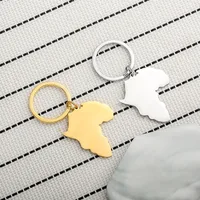 Simple Style Map 201 Stainless Steel Unisex Keychain main image 4