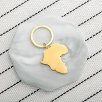 Simple Style Map 201 Stainless Steel Unisex Keychain main image 5