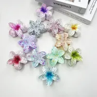 Women's Sweet Flower Plastic Hair Claws main image 1
