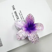Women's Sweet Flower Plastic Hair Claws sku image 6