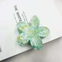 Women's Sweet Flower Plastic Hair Claws sku image 10