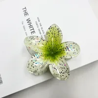 Women's Sweet Flower Plastic Hair Claws sku image 4