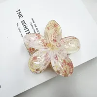 Women's Sweet Flower Plastic Hair Claws sku image 8
