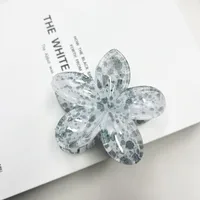 Women's Sweet Flower Plastic Hair Claws sku image 12