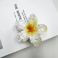 Women's Sweet Flower Plastic Hair Claws sku image 3