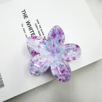Women's Sweet Flower Plastic Hair Claws sku image 11