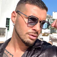 Retro Vacation Punk Glasses Ac Square Full Frame Glasses main image 2