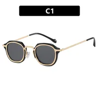 Retro Vacation Punk Glasses Ac Square Full Frame Glasses sku image 1