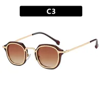 Retro Vacation Punk Glasses Ac Square Full Frame Glasses sku image 3