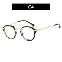 Retro Vacation Punk Glasses Ac Square Full Frame Glasses sku image 4
