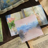 Oil Painting Class Learning School Paper Elegant Classical Retro Notebook main image 8