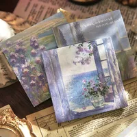 Oil Painting Class Learning School Paper Elegant Classical Retro Notebook main image 9