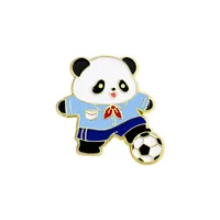 Cute Simple Style Panda Alloy Stoving Varnish Plating Unisex Brooches sku image 11